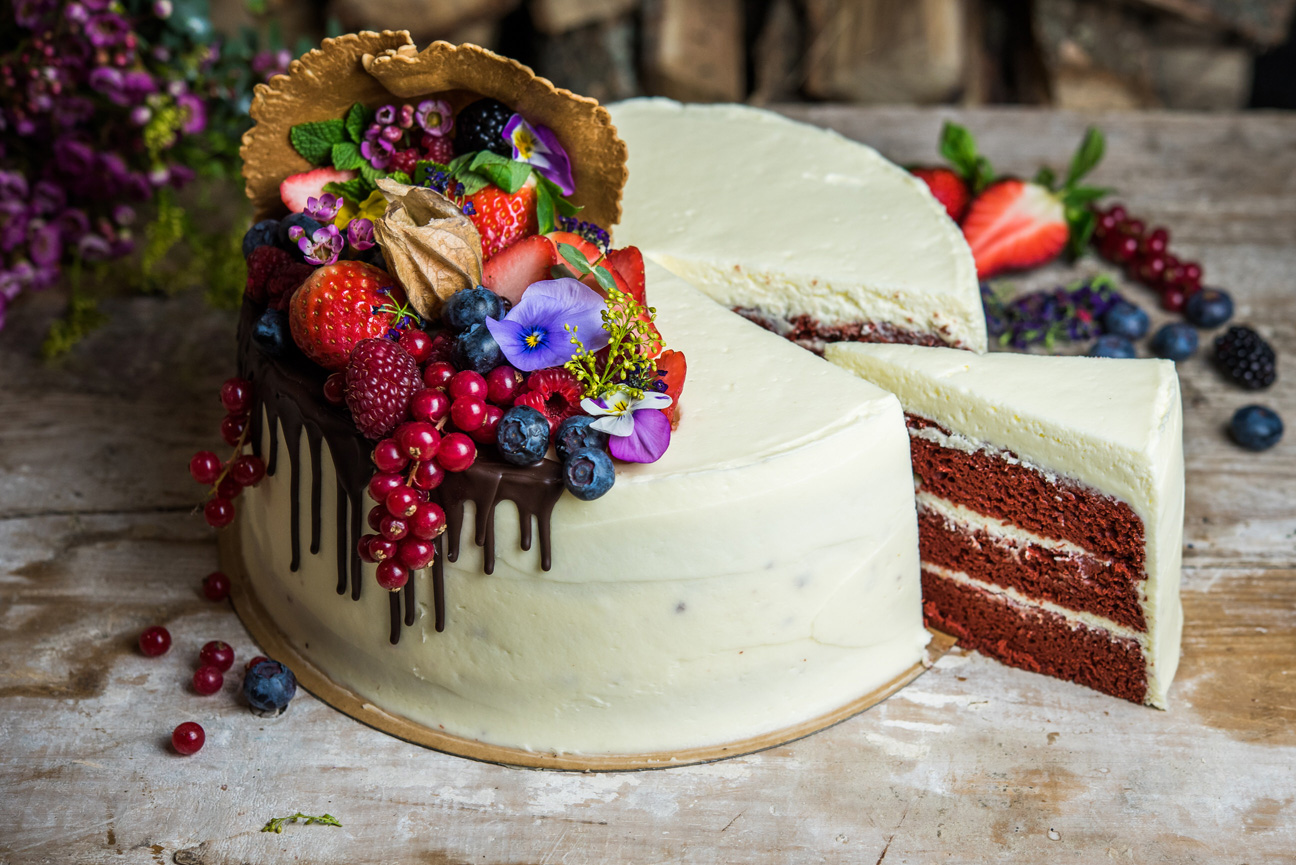 Tarta Red Velvet para San Valentín